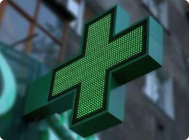 Аптечний LED хрест