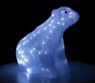 Акриловый медведь LED