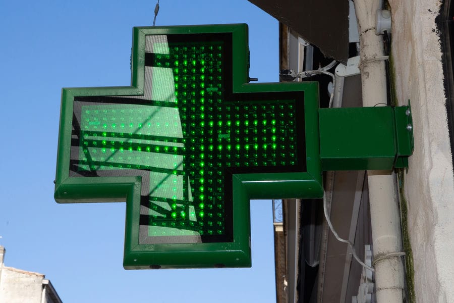 Аптечний LED хрест